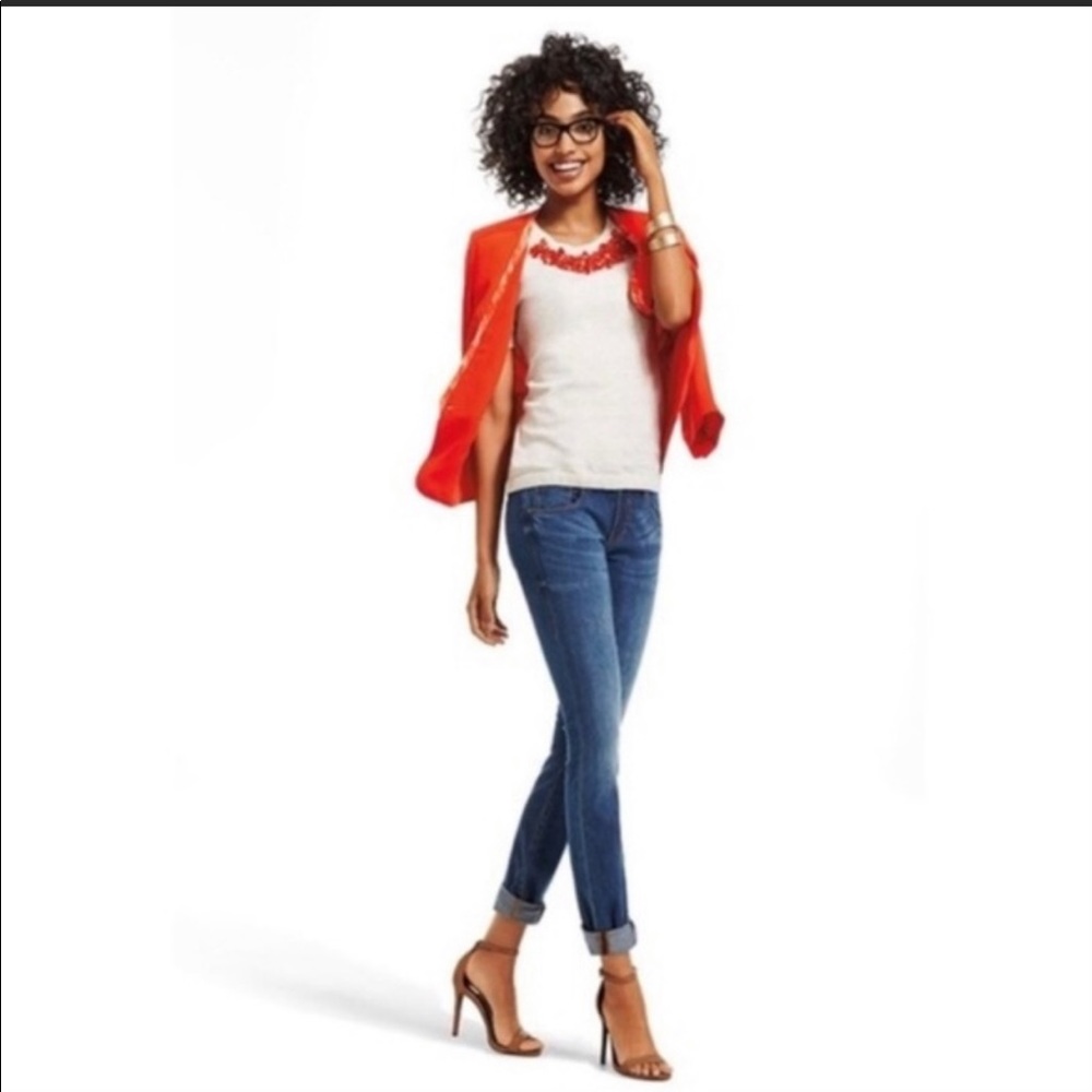 CAbi Jane Jacket Peplum Orange